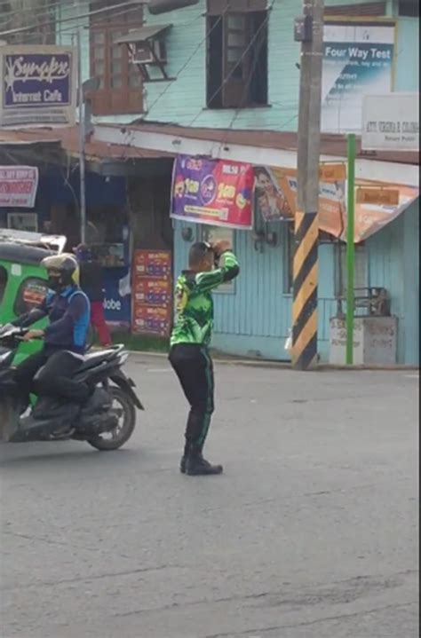 Traffic Enforcer Goes Viral For TikTok Dance Along The Road