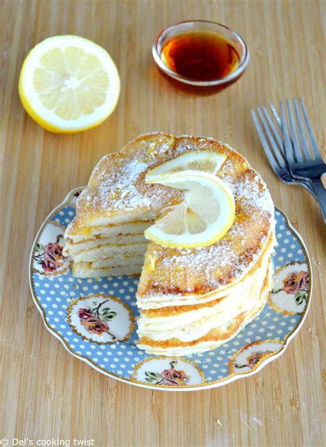 Pancakes Au Citron Et La Ricotta Ultra Moelleux Del S Cooking Twist