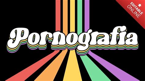 Pornograf A Fuente Musical Retro Generador De Efectos De Texto