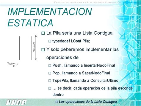 Tda Pila Estructuras De Datos La Pila Un