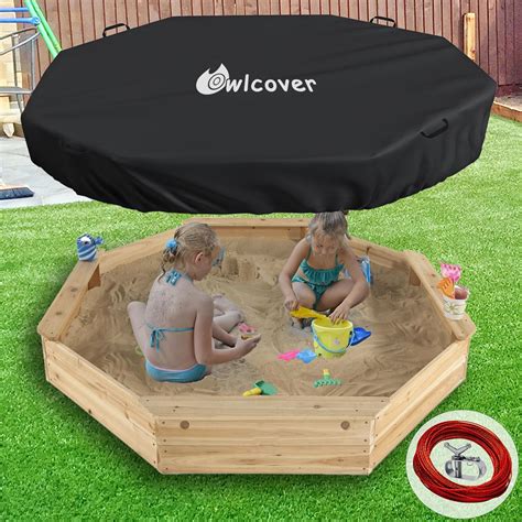 Octagon Sandboxes Coverwaterproofanti Uv Kids Outdoor