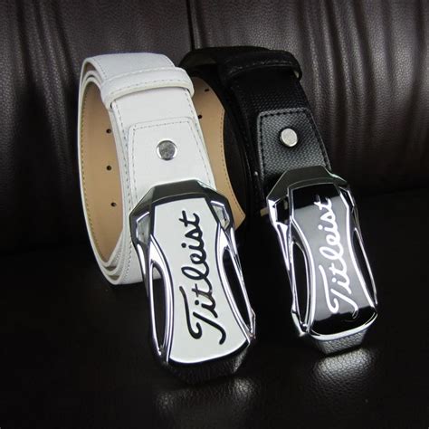 White Leather Golf Belts For Mens | semashow.com