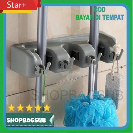 Jual Gantungan Sapu Pel Slot Hook Magic Mop Holder Shopee Indonesia