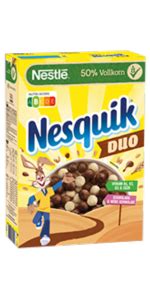 Nesquik Nestlé Nesquik Knusper Frühstück Schoko Cerealien mit Vollkorn