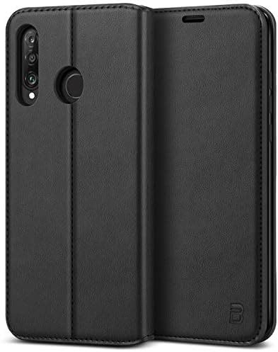 Ctiuya Coque Pour Huawei P Lite Tui Flip Case En Cuir Portefeuille