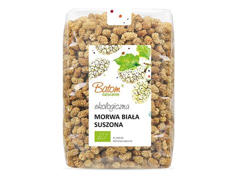 MORWA BIAŁA SUSZONA BEZ PESTEK BIO NATURALNA 1KG OWOCE MORWY