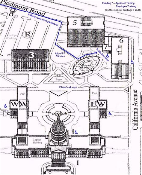 Capitol Complex Map Map Directions Parking Map Other Maps