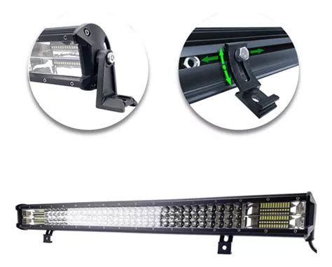 Farol Barra Milha Auxiliar Full Led 7d 144 Leds 432w 12v 60v