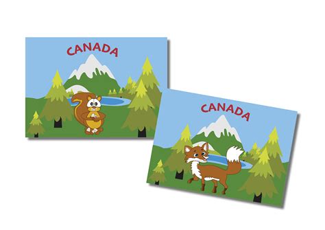 Illustration - Canada Postage Stamps :: Behance