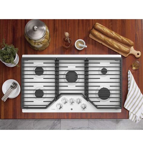 Best Buy Ge Profile Series 36 Built In Gas Cooktop Pgp7036dlww