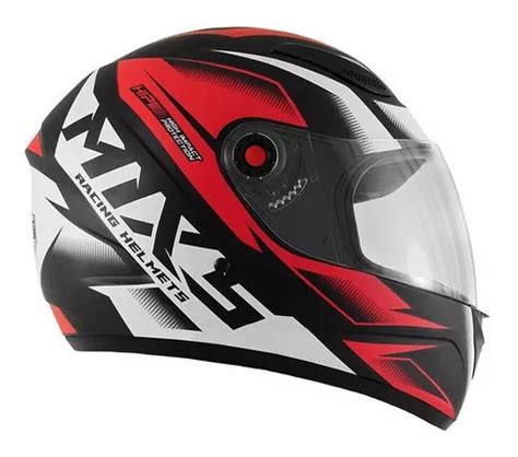 Capacete Moto Fechado Mixs Fokker Storm Fosco Brilhante Pro Tork