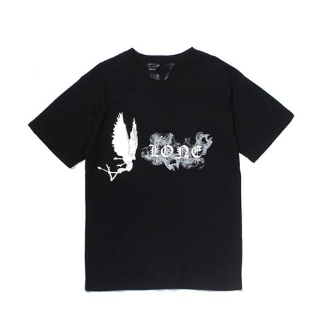 VLONE No Smoking T Shirt Black White Vitusy