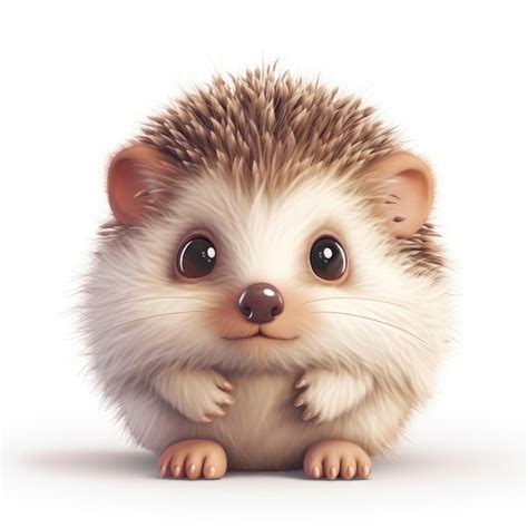 Premium Photo Cartoon Character Of Cute Hedgehog