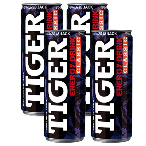 Nap J Energetyczny Tiger Energy Drink Classic Zestaw X Ml