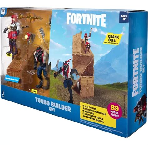 Fortnite Turbo Builder Set 2fig 89piezas Bandai Epic Games Envío gratis