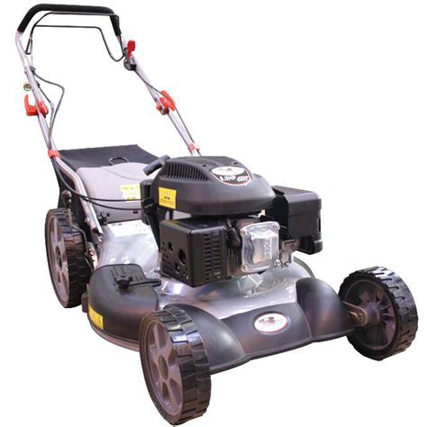 Rhyas Self Propelled 22 Cut Petrol Lawnmower Lawn Mulch Stripe Mower