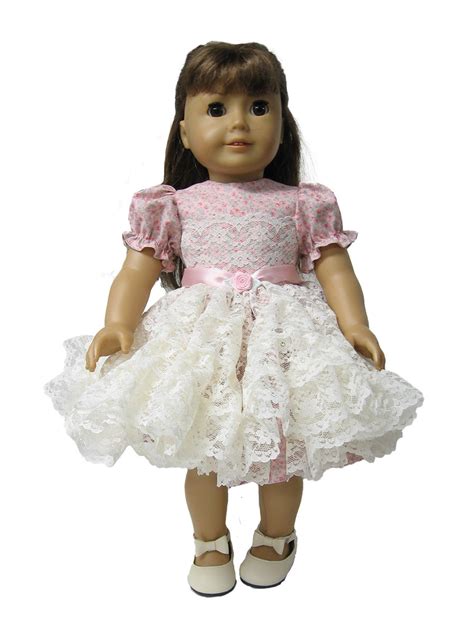 Vee S Victorians Doll Clothes 18 Lacy Doll Dress