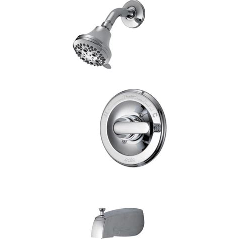 Delta Classic Single Handle 5 Spray Tub And Shower Faucet In Chrome