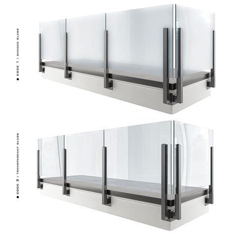 Glass Railing 3d Model