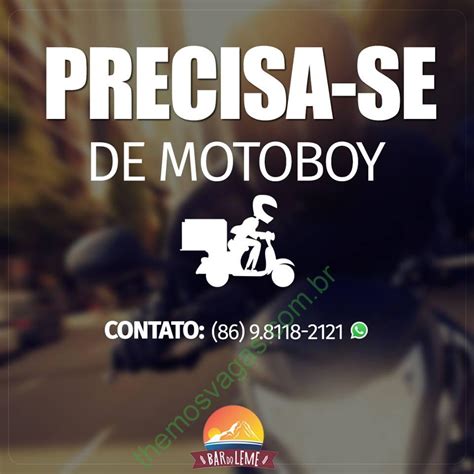 Vaga Para Motoboy Em Teresina Themos Vagas Empregos E