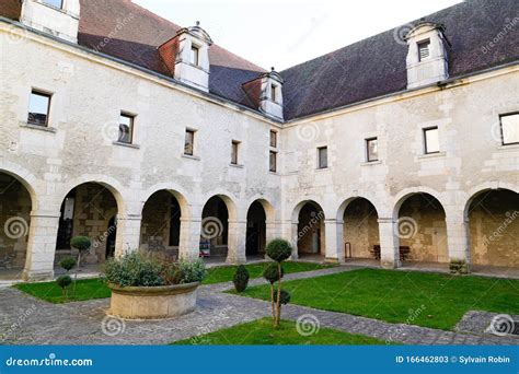 Cognac Frankreich Malerischer Stadtpark Und Bibliothekshalle Stockbild