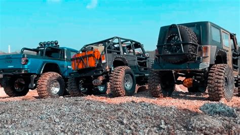 RC Adventure Traxxas TRX4 Axial SCX10 II Gmade GS02 Jeep Wrangler