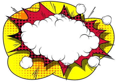 Hand Drawn Book Vector Png Images Comic Book Explosion Hand Drawn