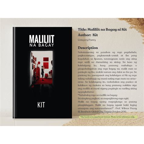 Maliliit Na Bagay Kit Poetry Shopee Philippines