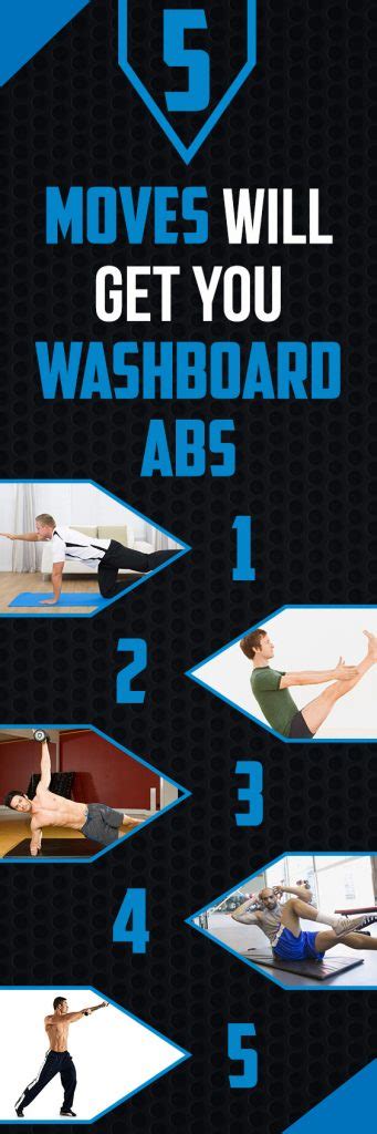 5 Moves Will Get You Washboard Abs