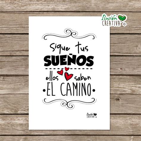 Comprar Lámina Decorativa Sigue Tus Sueños Ellos Saben El Camino