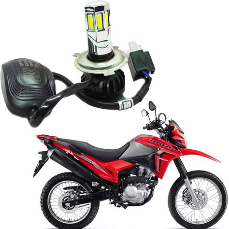 L Mpada Super Farol Led Reator H Honda Nxr Bros Submarino