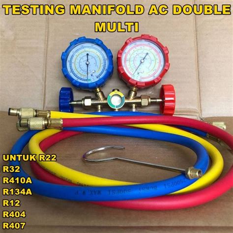 Jual Manifold Double Isi Freon Ac Mobil Testing R R R R