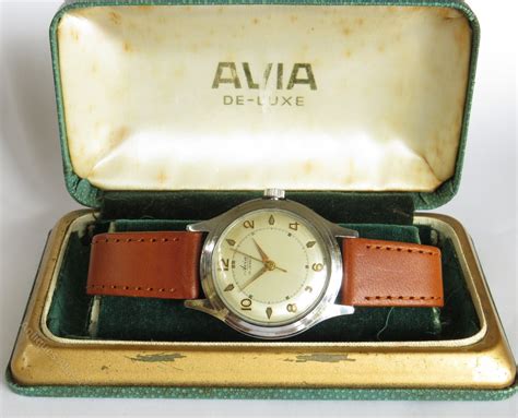 Antiques Atlas Gents 1950s Avia Wrist Watch