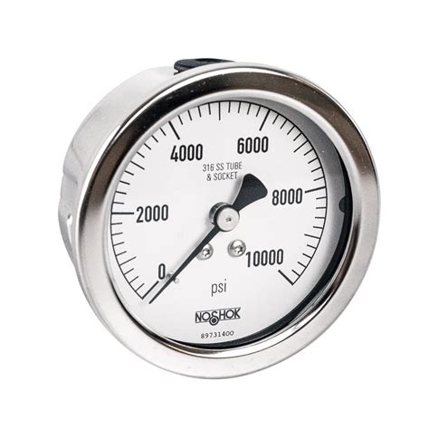 Noshok Series All Stainless Steel Dry Fillable Dial Indicating