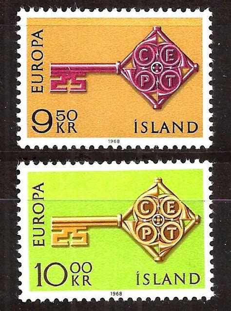 Iceland Full Set Mnh Europa Cept Ebay