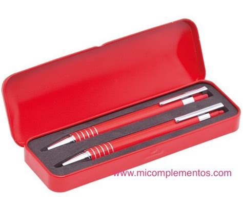 Set De Boli Y Portaminas En Estuche Personalizado M I Complementos