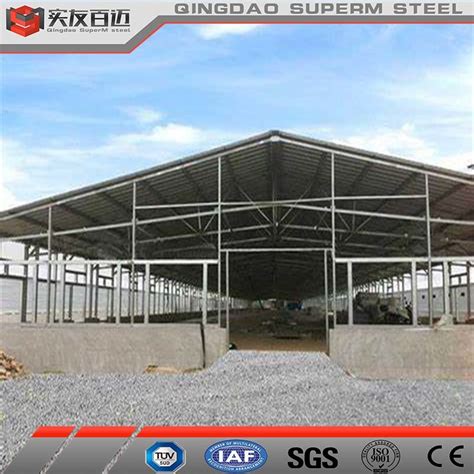 Low Cost Livestock Shelter Prefabricated Light Metal Barn Steel