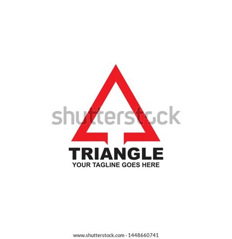 Triangle Logo Design Vector Template Stock Vector Royalty Free