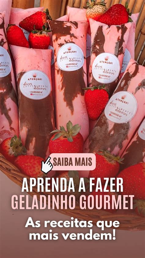 Apostila De Geladinhos Gourmet Passo A Passo Geladinhos Gourmet