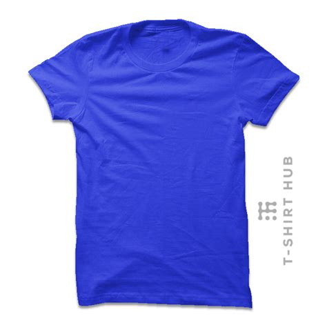 Blue Plain Round Neck T Shirt At Rs In Navi Mumbai Id