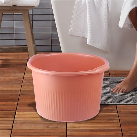 Large Foot Soak Tub Washbasin Foot Bath Wash Tubs For Foot Spa Soaking Feet Orange