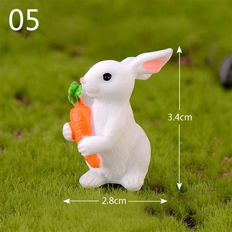 Objets D Coratifs Figurines De Lapin En R Sine Pour P Ques D Coration