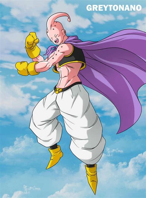 Majin Buu Shape Up By Greytonano Anime Dragon Ball Super Anime