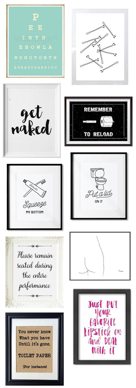 20 Stunning Cute Bathroom Signs Ideas Sweetyhomee