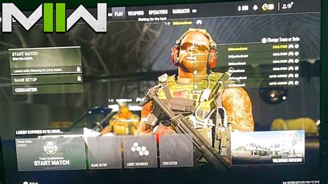 Cod Modern Warfare Lobby Screen Leaked Dmz Confirmed Youtube