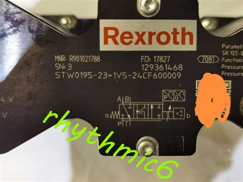 Rexroth New R Stw V Cf Valve Fast Fedex Or Dhl Ebay