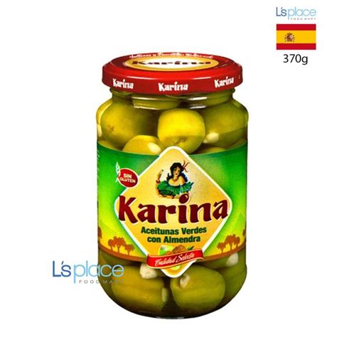 Oliu xanh nguyên hạt Karina 360g L s Place Foodmart