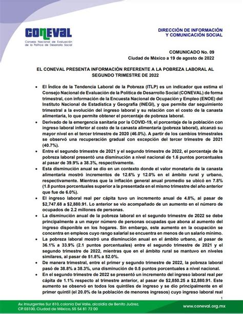 CONEVAL on Twitter El CONEVAL presenta información referente a la