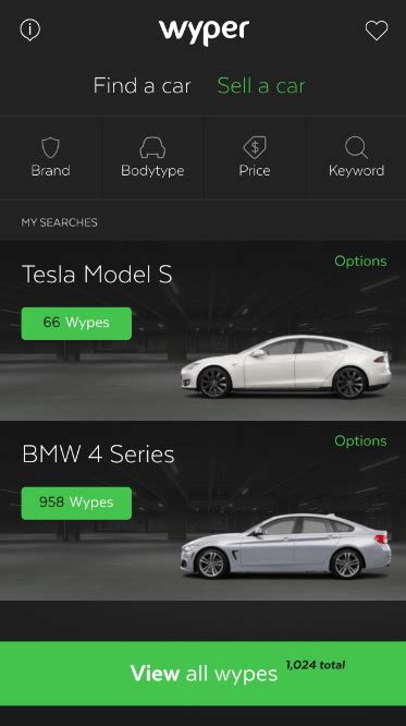 Wyper: Swipe – Car buying app “Tinder for Cars” is on AppRater