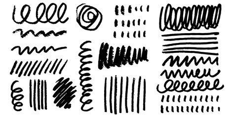 Doodle Sketch Style Of Pen Brushes Vector Illustration For Concept